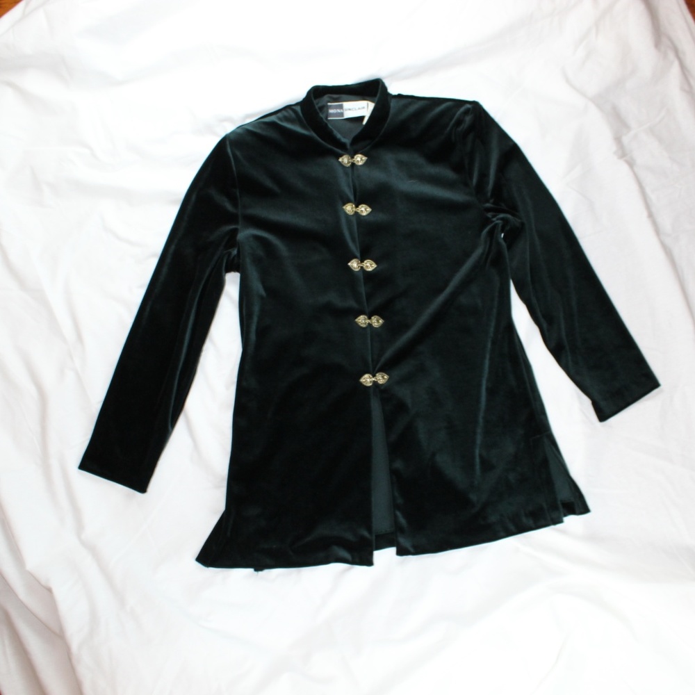 Green Velvet Jacket